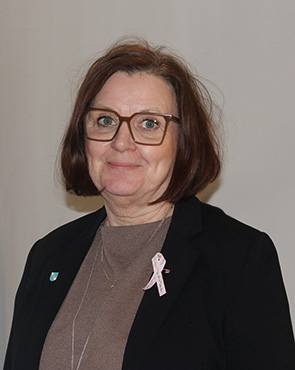 Beata Allen kommunstyrelsens ordförande. Porträtt. 