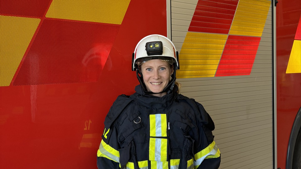Helena Målquist, deltidsbrandman i Aneby kommun