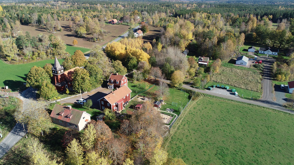 Flygbild Haurida, Aneby kommun