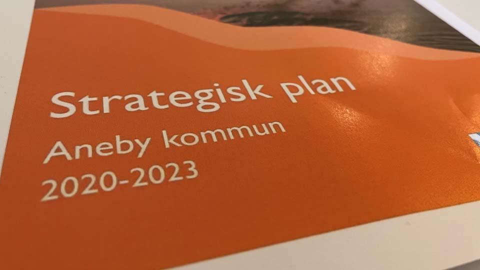 Omslag till strategiskt plan 2020-2023
